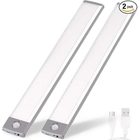 Rechargeable Motion Sensor Led Lights Ultra Thin Softer Under Counter 54-LED - Picture 7 of 7